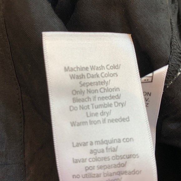 Ella Moon Global Inspired Black Embroidered Geometric Dress With Pockets - Picture 10 of 10